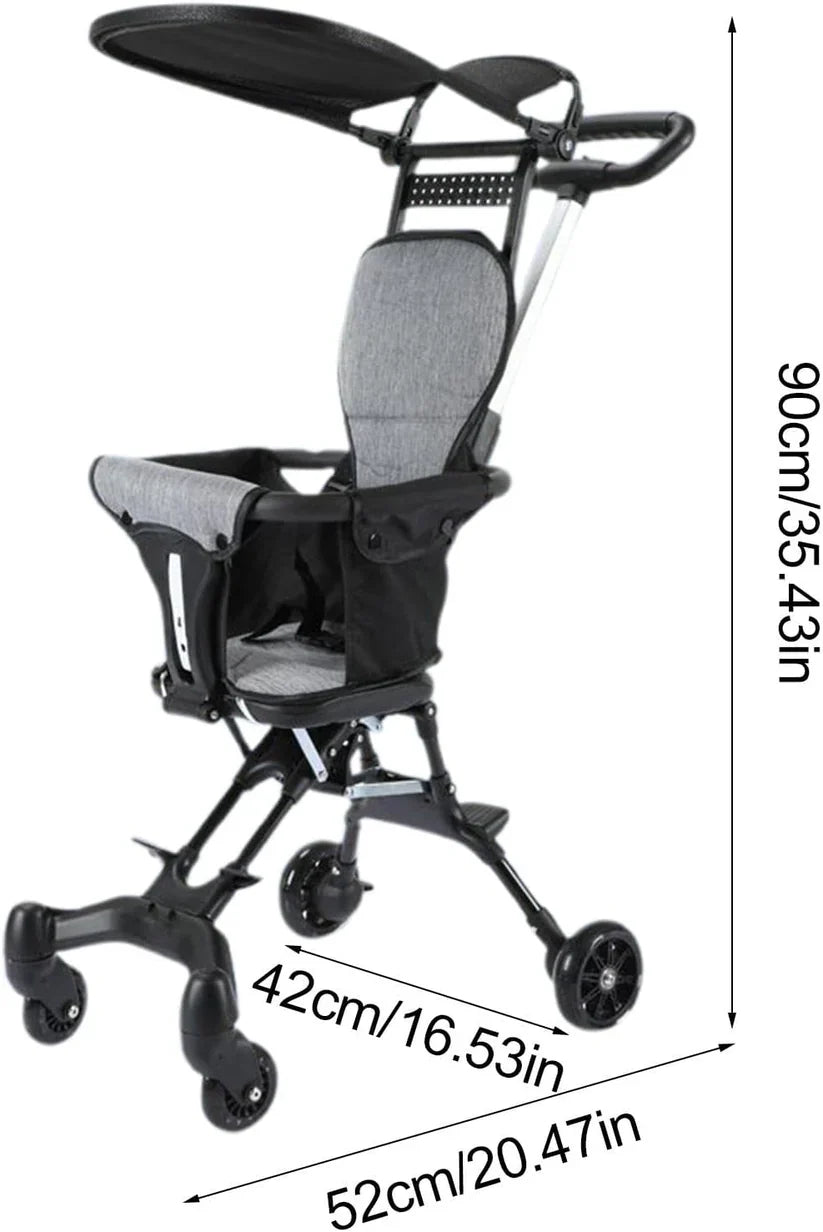 Lightweight Foldable Baby Stroller โ Compact & Travel-Friendly Pram for Toddlers