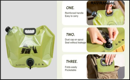 8L Outdoor Foldable Water Travel Bag