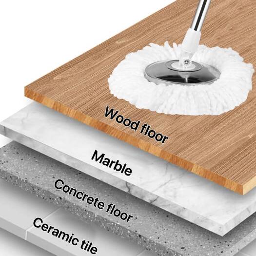 Spin Mop and Bucket Set 360 Spin Mop and Bucket Set with 2 Microfiber Mop Pads,Mop and Bucket System with