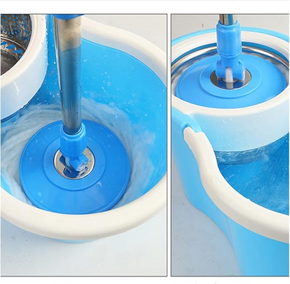 Spin Mop and Bucket Set 360 Spin Mop and Bucket Set with 2 Microfiber Mop Pads,Mop and Bucket System with