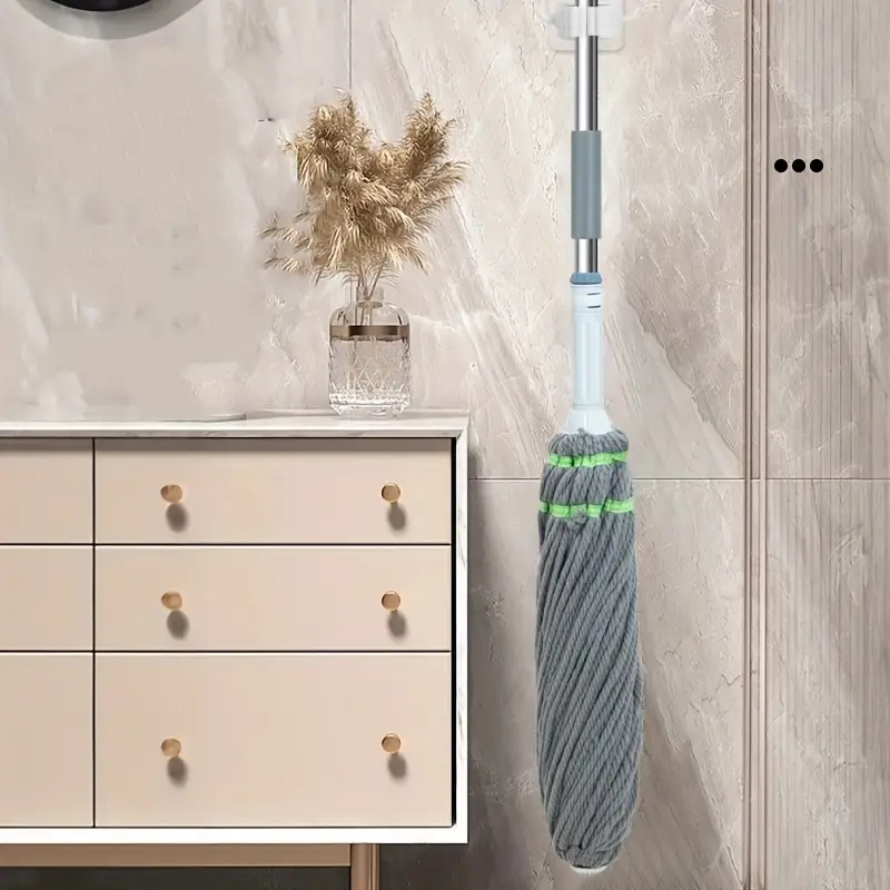 Easy-Wring Self-Twisting Mop - Hands-Free Washing, Rotating Design for Effortless Cleaning in Bedroom, Living Room, Bathroom