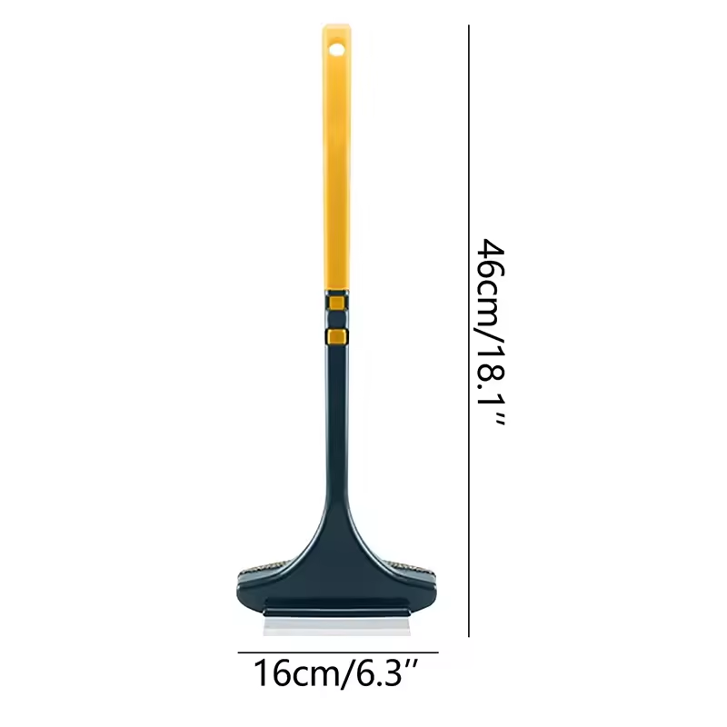 Multifunctional Screen Brush, 2-in-1 Window Cleaning Brush, Retractable Window Cleaning Tool Wet and Dry Glass Cleaning Brush